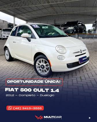 FIAT 500 1.4 CULT 8V FLEX 2P AUTOMATIZADO FIAT 500 1.4 CULT 8V FLEX 2P AUTOMATIZADO